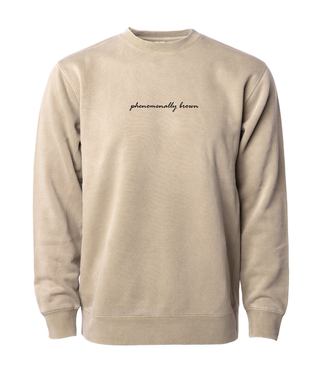 Phenomenal + Phenomenally Soft Crewneck Sweatshirt (Brown)