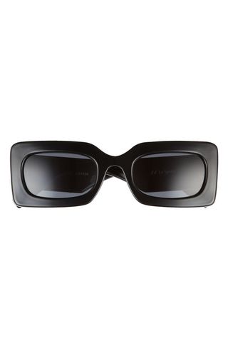 Le Specs + 50mm Rectangular Sunglasses