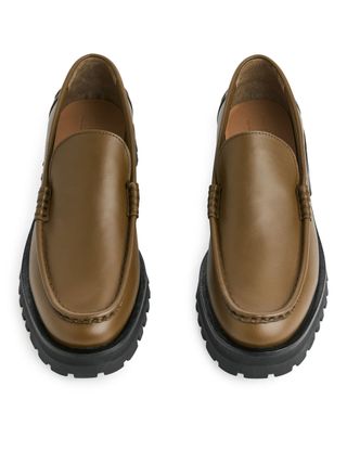 Arket + Chunky Leather Moccasins