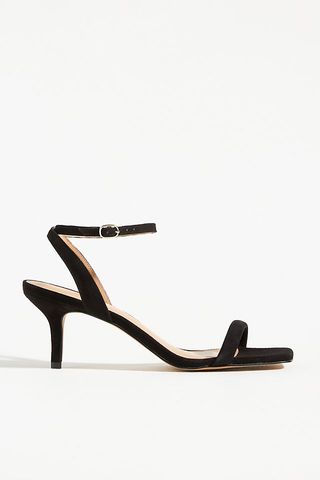 By Anthropologie + Square-Toe Ankle-Strap Heels