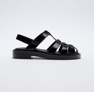 Zara + Low Heel Fisherman Sandals