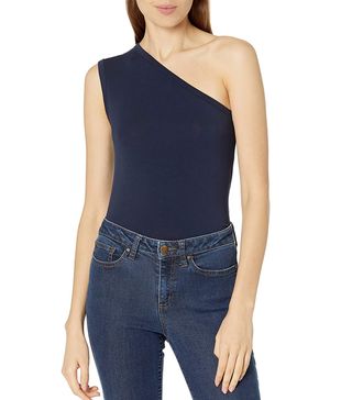 Daily Ritual + Jersey Knit Standard-Fit Asymmetrical One Shoulder Top
