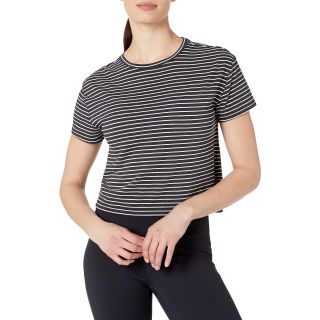 Core 10 + Pima Cotton Cropped Short Sleeve T-Shirt