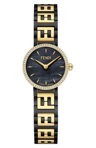 Fendi + Forever Fendi Diamond Bracelet Watch 19mm
