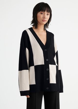 
Other Stories + Oversized Colour Block Cardigan