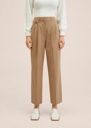 Mango + Pockets Straight Trousers