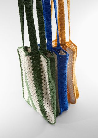 Mango + Bucket Crochet Bag