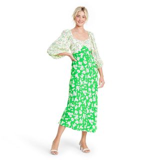 Rixo for Target + Daisy Long Sleeve Swing Dress