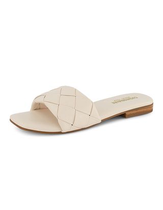 Cuchionaire + Woven Slide Sandal