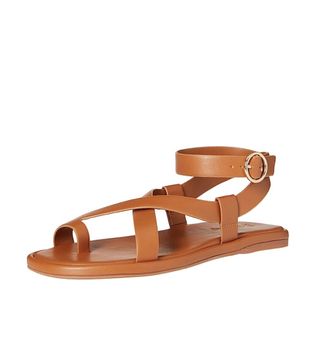 The Drop + Strappy Buckle Sandals