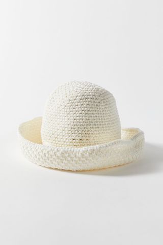 Urban Outfitters + UO Bondi Rolled Crochet Bucket Hat