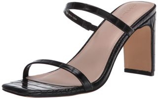 The Drop + Avery Square Toe Two Strap Sandal