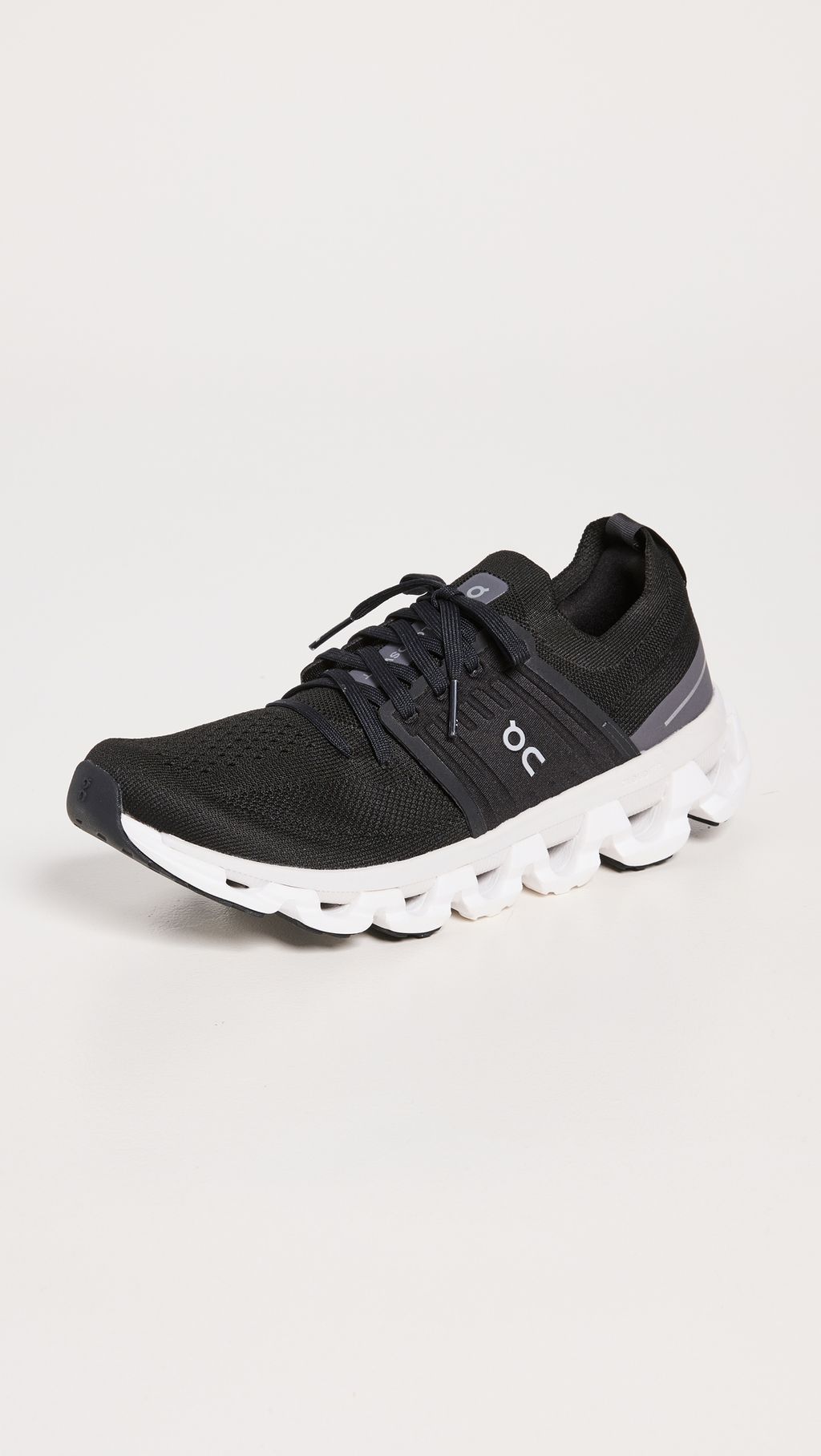 stylish black sneakers