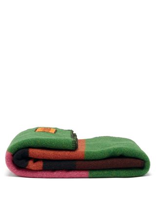 Colville + Striped Wool-Blend Blanket
