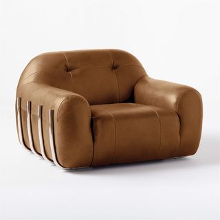 CB2 + Brace Leather Chair