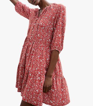 Baukjen + Calista Floral Print Short Tiered Dress