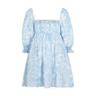 Faithfull the Brand + Calista Paisley-Print Linen Mini Dress