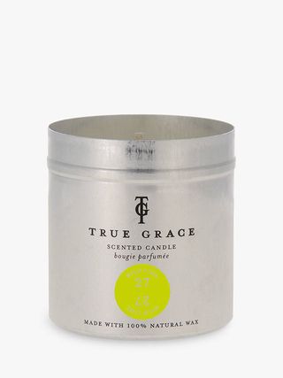 True Grace + Wild Lime Scented Tin Candle