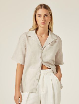 With Nothing Underneath + The Cabana: Linen, Stone