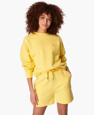 Sweaty Betty + Essentials Sweatshirt in Riviera Yellow