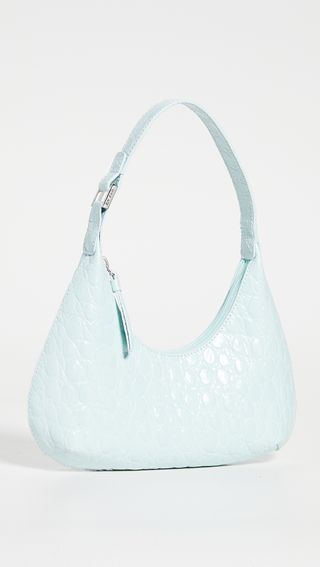 BY FAR + Baby Amber Embossed Bag