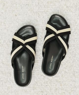 Jenni Kayne + Cotton Crossover Sandal