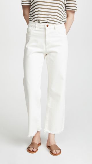 DL1961 + Hepburn High Rise Wide Leg Jeans
