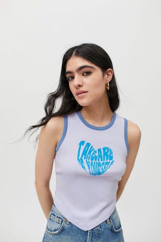 Urban Outfitters + Take Care of Yourself Backless Tank Top