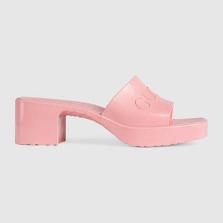 Gucci + Rubber Slide Sandal