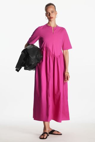 COS + Oversized Asymmetric Waist Dress