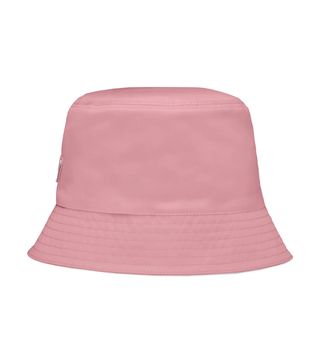 Prada + Logo-Plaque Bucket Hat