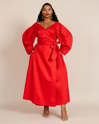 Mara Hoffman + Red Agnella Dress