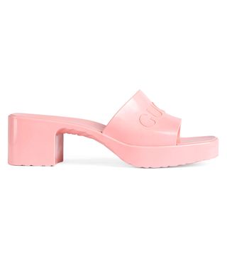Gucci + Rubber Slide Sandals