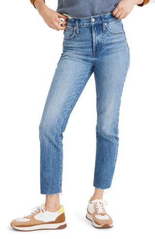Madewell + The Perfect Vintage Raw Hem Jeans
