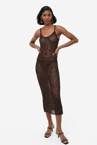 H&M + Crochet-Look Dress