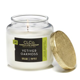 CLCo. by Candle-Lite Company + Scented Vetiver Oakmoss Single-Wick Jar 14 oz. Candle