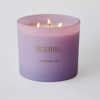 Sicily Hill + Lavender Tea Triple Wick Candle