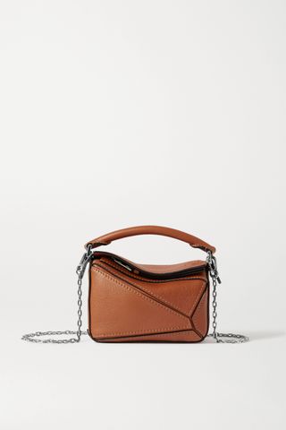 Loewe + Puzzle Nano Leather Shoulder Bag