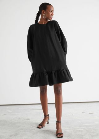 & Other Stories + Relaxed A-Line Mini Dress