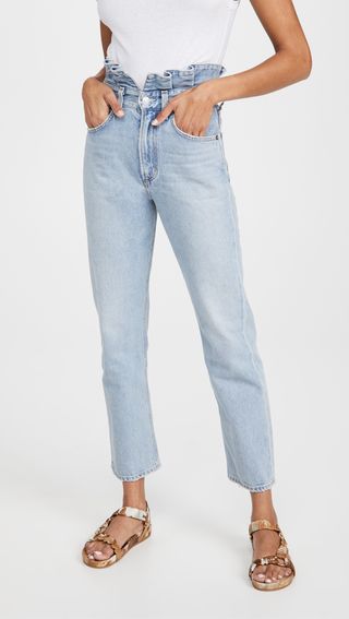 Agolde + Lettuce Waistband Reworked Jeans