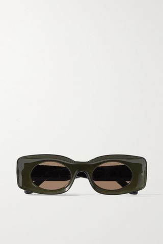 Loewe + + Paula's Ibiza Round-Frame Acetate Sunglasses