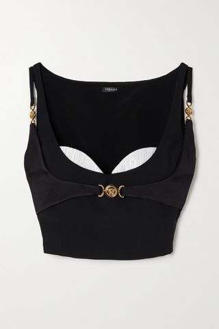Versace + Cropped Top