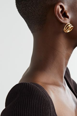 CompletedWorks + The Transit of Venus Gold-Plated Topaz Earrings