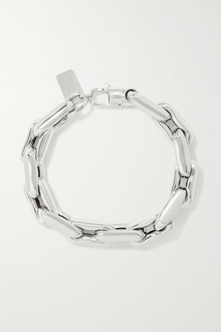 Lauren Rubinski + Medium 14-Karat White Gold Bracelet
