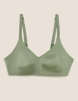 Marks & Spencer + Flexifit Non Wired Full Cup Bra A-E in Sage