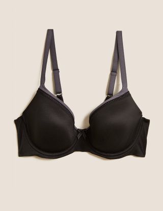 Marks & Spencer + Sumptuously Soft Full Cup T-Shirt Bra A-E in Black