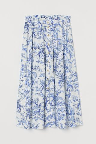 H&M + Linen Skirt