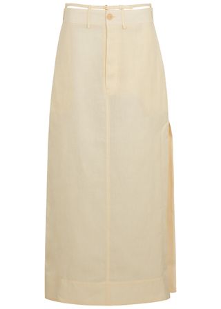 Jacquemus + La Jupe Linen Skirt