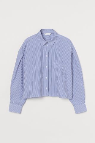 H&M + Boxy Cotton Shirt