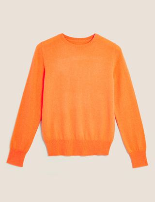 Marks and Spencer + Pure Cashmere Crew Neck Jumper